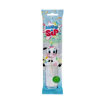 Milky Sip unikornis szívószál 5-ös csomag 30g
