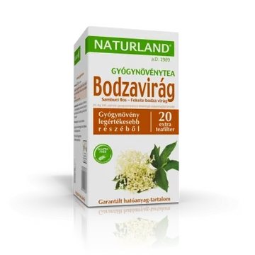 Naturland Bodzavirág gyógynövénytea 30g