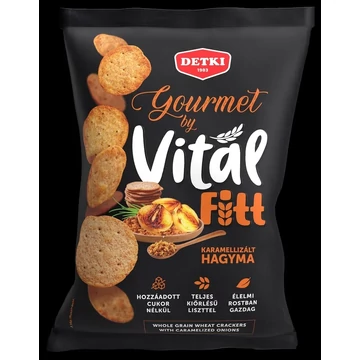 Detki Gourmet Vital Fitt tk kréker Karamellizált hagymás 100g