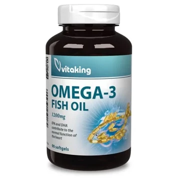 Vitaking OMEGA-3 halolaj 1200mg 90db