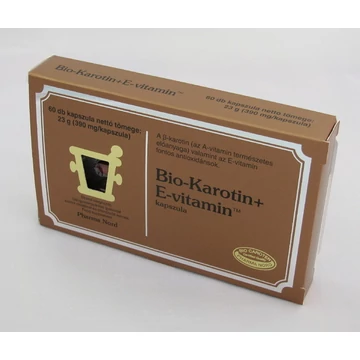 Bio-Karotin+E vitamin kapszula 390mg 60x