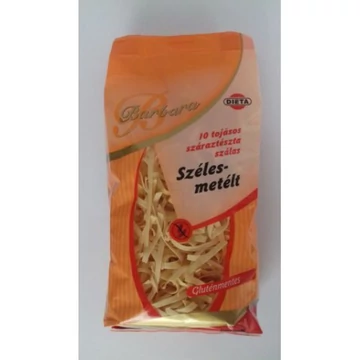 Barbara gluténmentes tészta szélesmetélt 200g