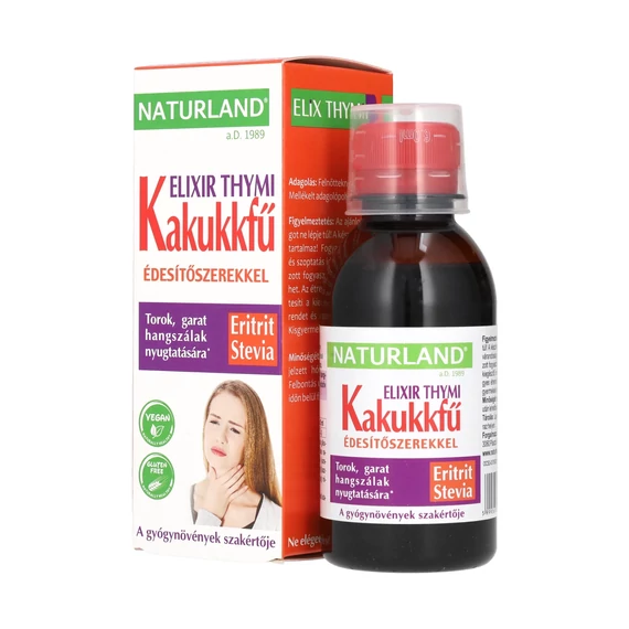 Naturland Kakukkfű szirup édesítőszerekkel 150ml