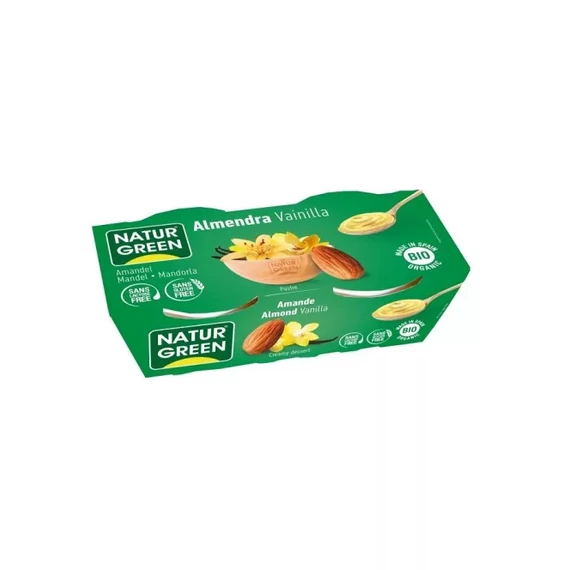 NaturGreen mandula-vanília desszert 2x125g 250g