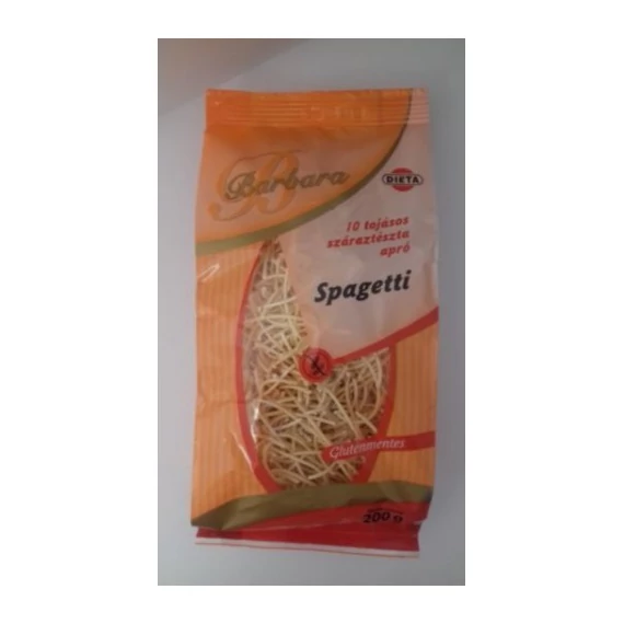 Barbara gluténmentes tészta spagetti 200g