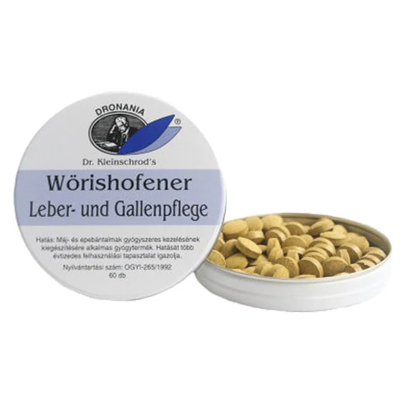 Leber & Gallenpflege Máj-Epe tabletta   wöris 60x