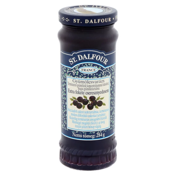 St.Dalfour Fekete cseresznye lekvár 284g