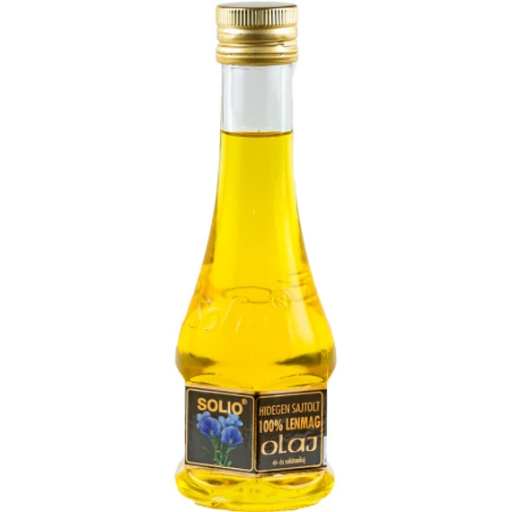 Solio hidegen sajtolt lenmagolaj 200ml