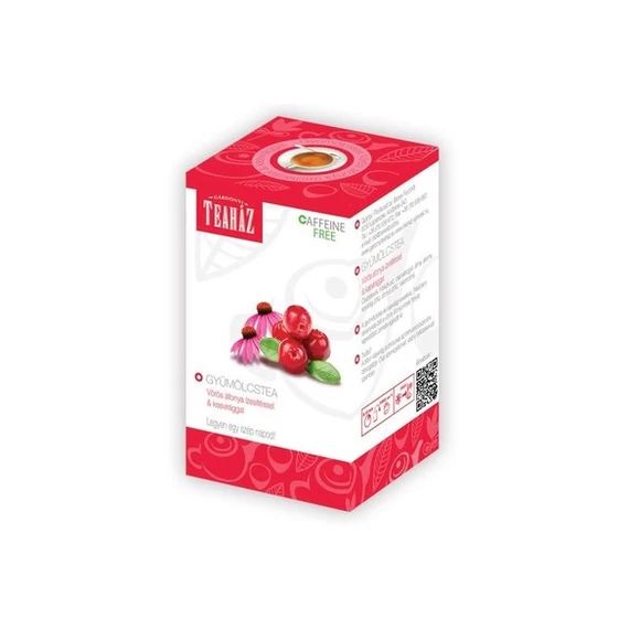 Gárdonyi Teaház 20x vörösáfonya tea echináciával 20x