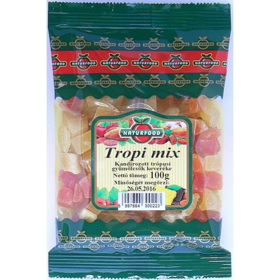 Naturfood Tropimix szárított gyümölcs 100g