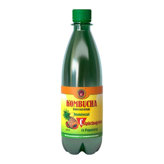 Kombucha C koncentrátum  ananász papaya csipkebogyó 0.5l