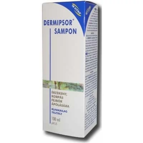 Dermipsor krémsampon psoriazisos fejbőr tisztítás 100ml