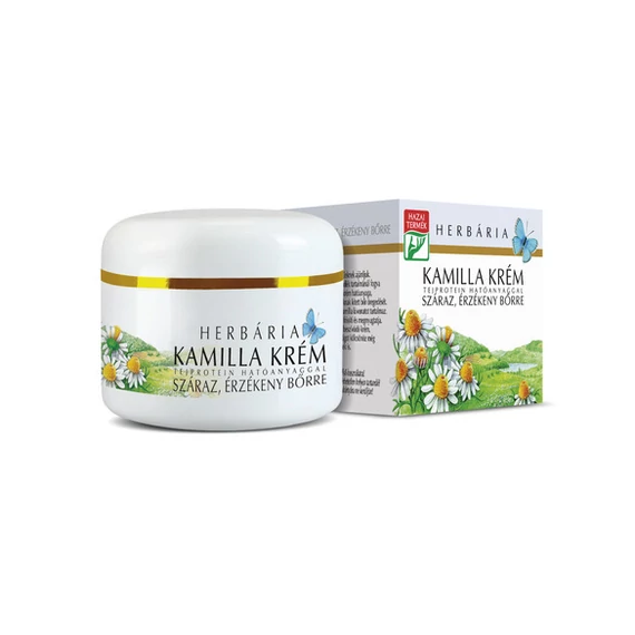 Herbária Kamilla krém tejproteinnel száraz érzékeny bőrr 50ml
