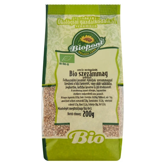 Biopont Szezámmag szárított bio 200g