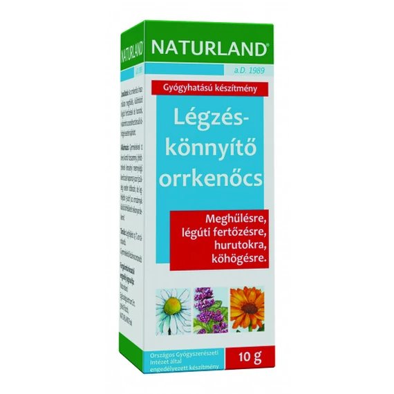 Naturland légzéskönnyítő orrkenőcs 10g