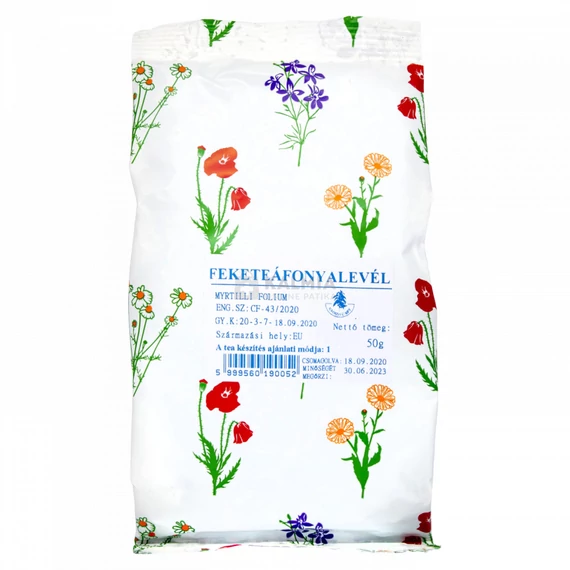 Gyógyfű tea Fekete áfonya levél 50g
