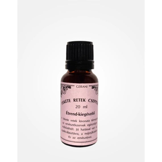 Gerani fekete retek csepp 20ml