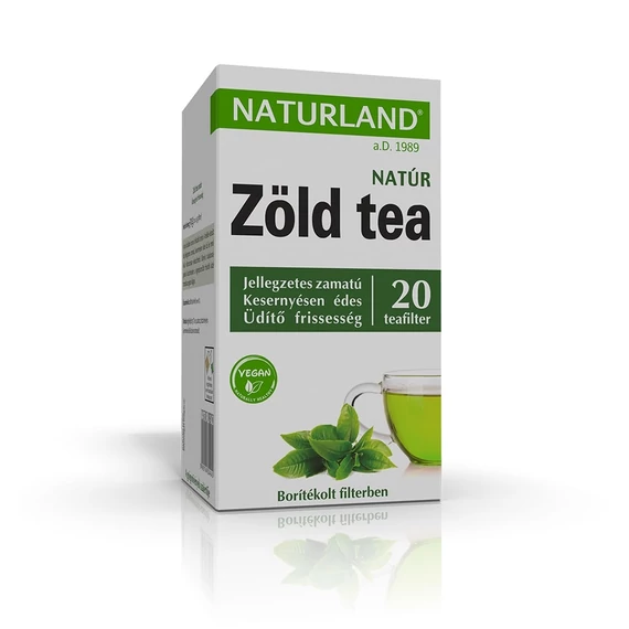 Naturland Zöldtea filteres 20x1,5g 20x