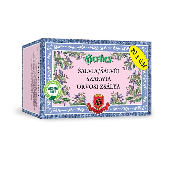 Herbex Zsályalevél tea filteres 20x3g 60g