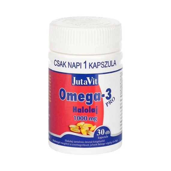 JutaVit Omega-3 Halolaj 1000mg kapszula 110x