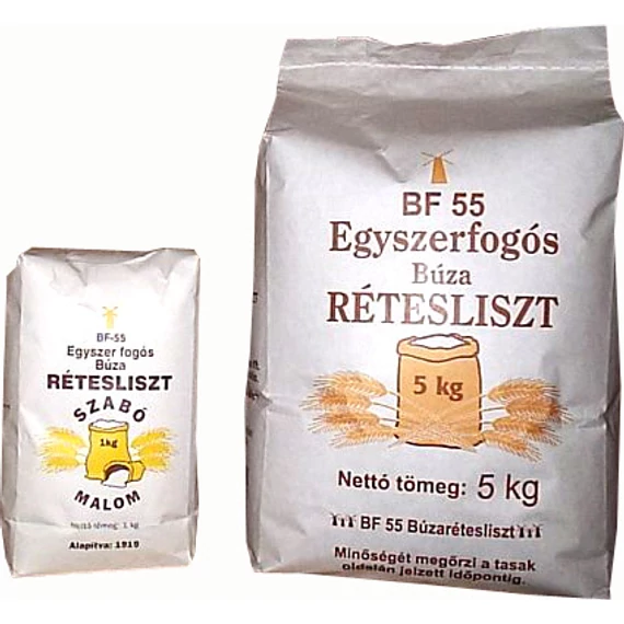 Szabó Rétesliszt BF55 egyszerfogós 1kg