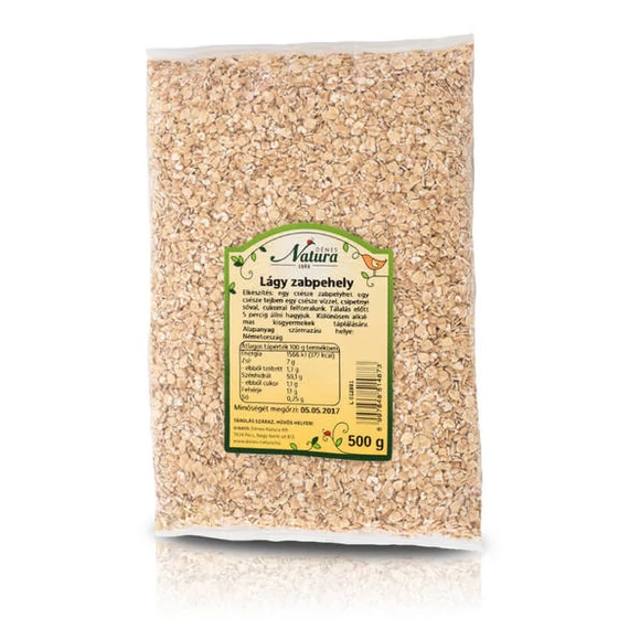 Natura zabpehely lágy 500g