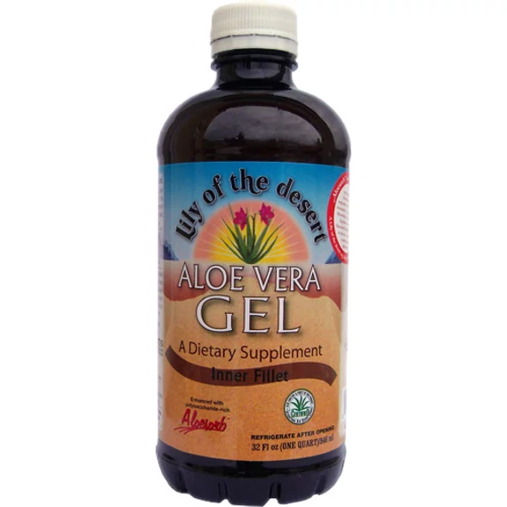 Aloe vera gél filézett 99.5%  Lily of the desert 946ml