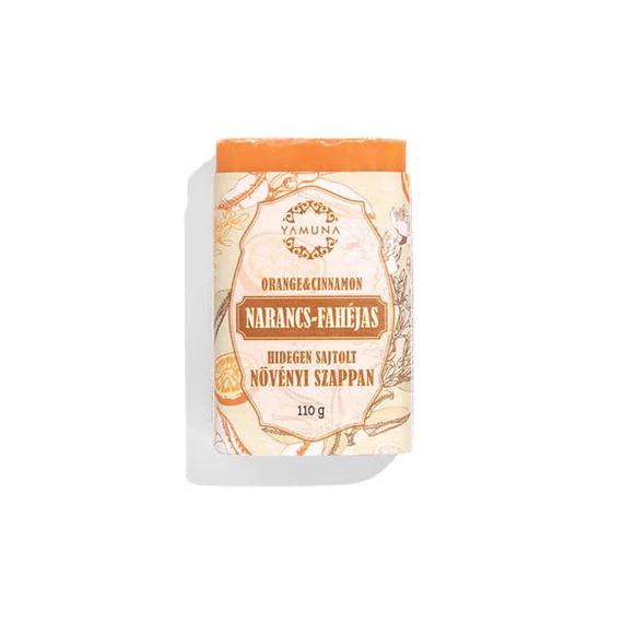 Yamuna Aromaterápiás szappan narancs-fahéj 110g