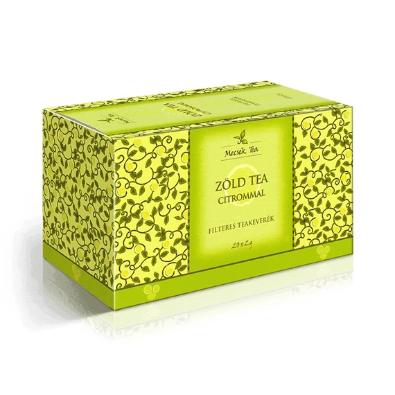 Mecsek zöldtea citrommal filteres 20x2g 40g