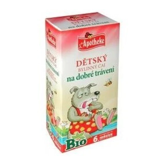 Apotheke emésztést segítő tea gyermek filteres 20x