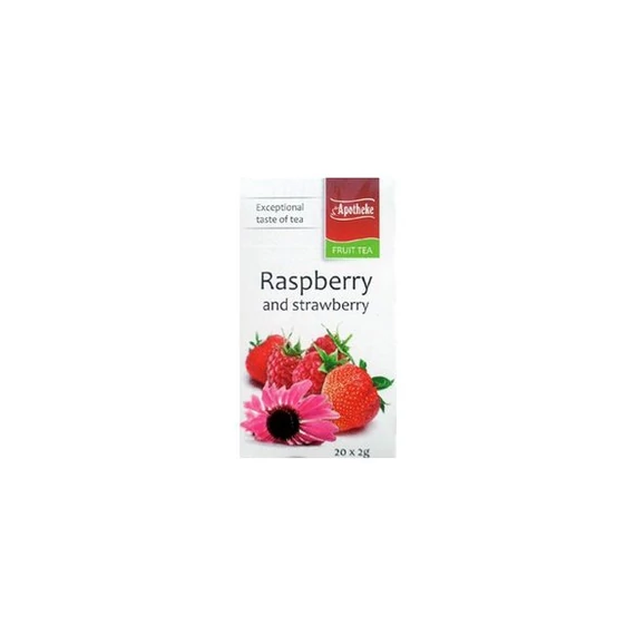 Apotheke gyümölcstea eper-málna 20x