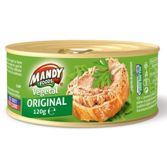Mandy Növényi natúr pástétom 120g