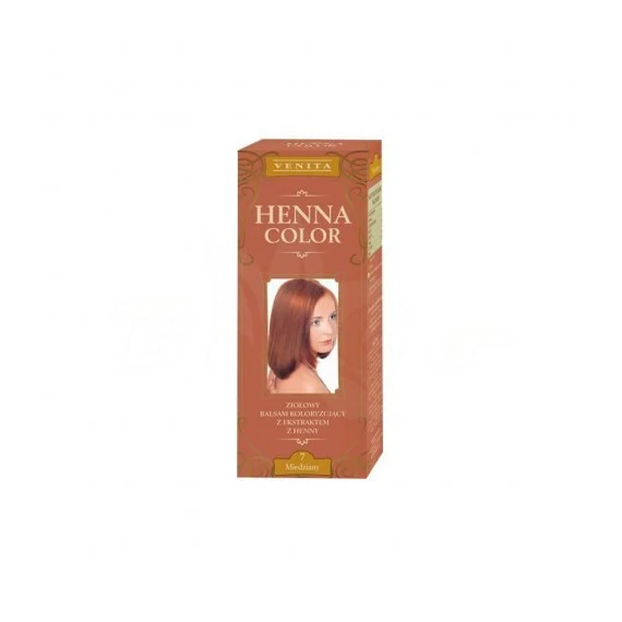 Henna color krémhajfesték 7 rézvörös 75ml