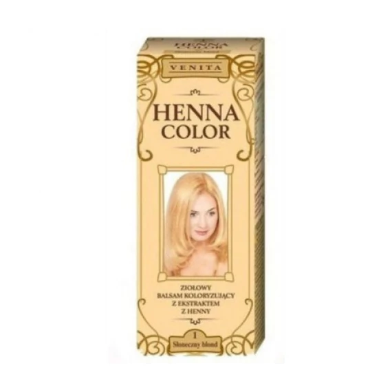 Henna color krémhajfesték 1 napszőke 75ml