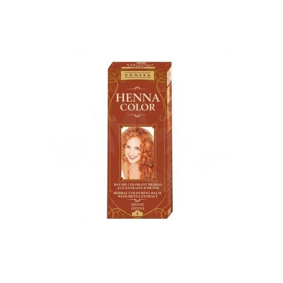 Henna color krémhajfesték 4 hennavörös 75ml