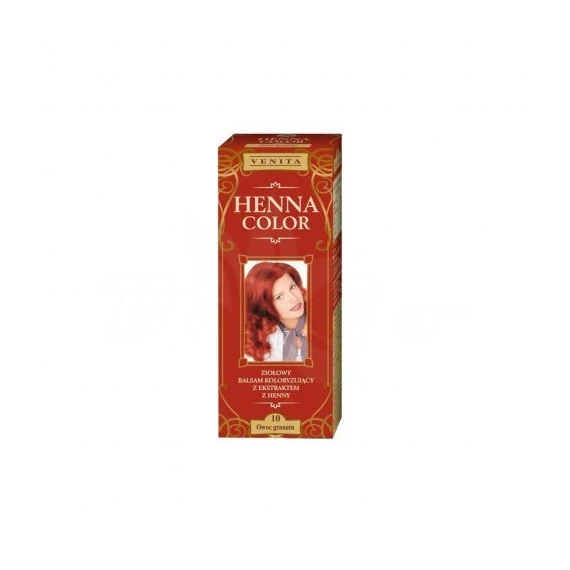 Henna color krémhajfesték 10 gránát vörös 75ml