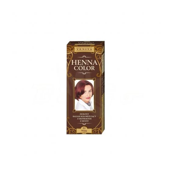 Henna color krémhajfesték 12 meggy vörös 75ml