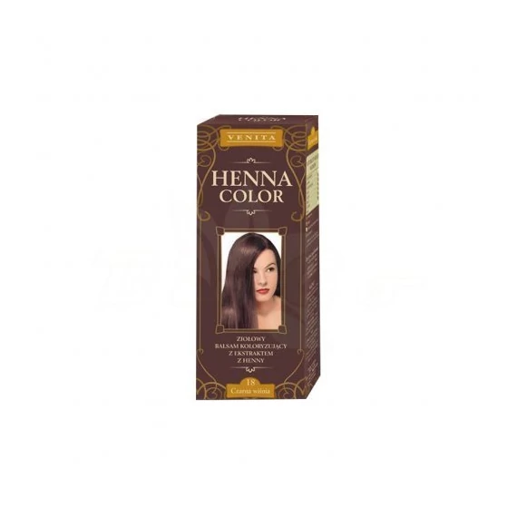 Henna color krémhajfesték 18 feketemeggy 75ml