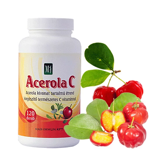 Acerola C étrend kiegészítő kapszula 120x
