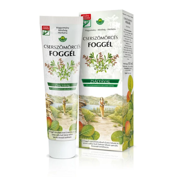 Herbária Cserszömörcés foggél zsályával 100ml