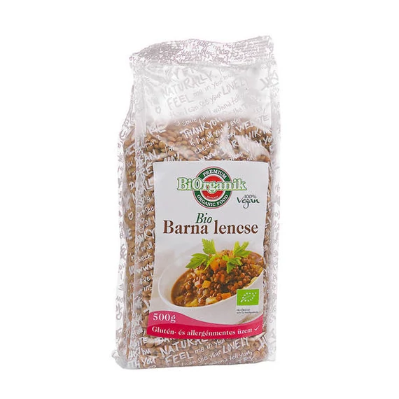 BiOrganik bio Barna lencse 500g