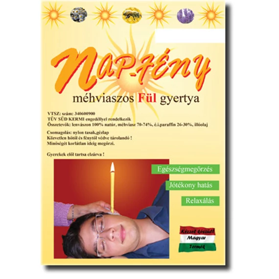 Napfény fülgyertya Borsmenta 10x