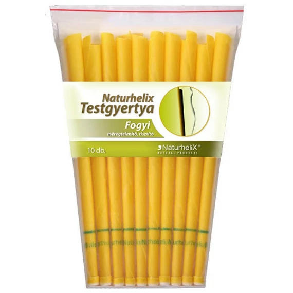 Natúrhelix Testgyertya fogyi 10db