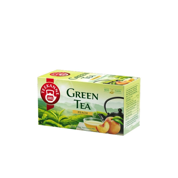 Teekanne Zöld tea barackkal filteres 20x
