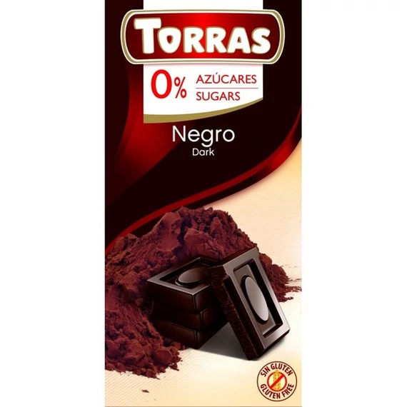 Torras Diabetikus étcsokoládé Dark HCN 75g