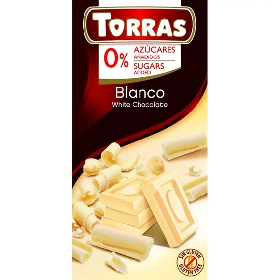 Torras Diabetikus fehércsokoládé HCN 75g