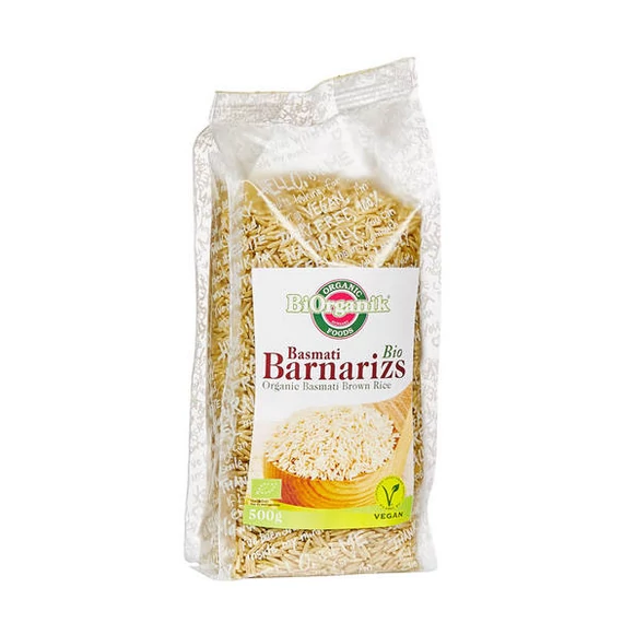 BiOrganik bio basmati barnarizs 500g