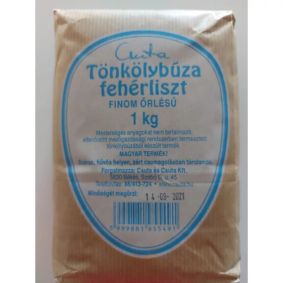 Csuta Tönkölyliszt fehér 1000g