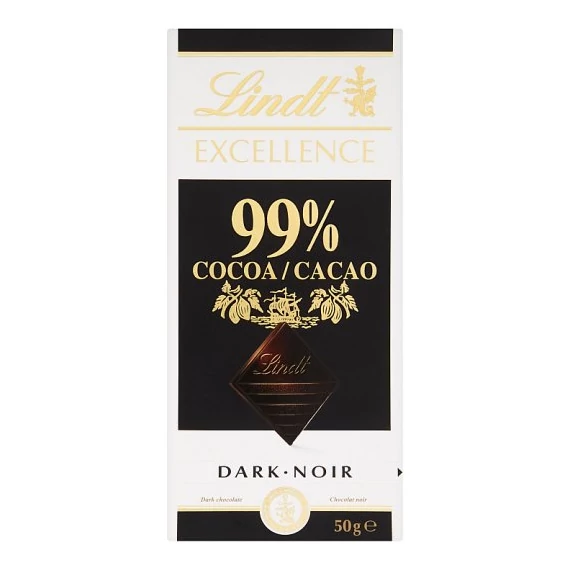 Lindt excellence 99%-os étcsokoládé 50g