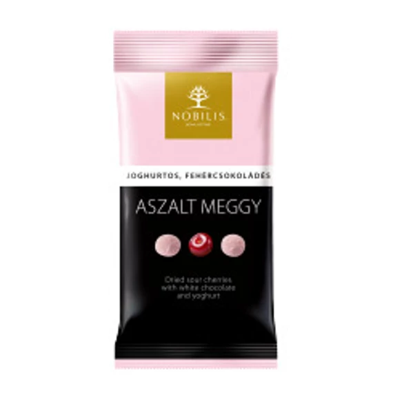 Nobilis joghurt-aszalt meggy fehércsokoládé 100g